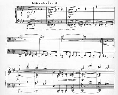 Evocación, from Castro's Tangos