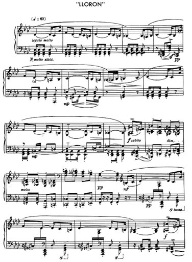 Excerpt from Llorón