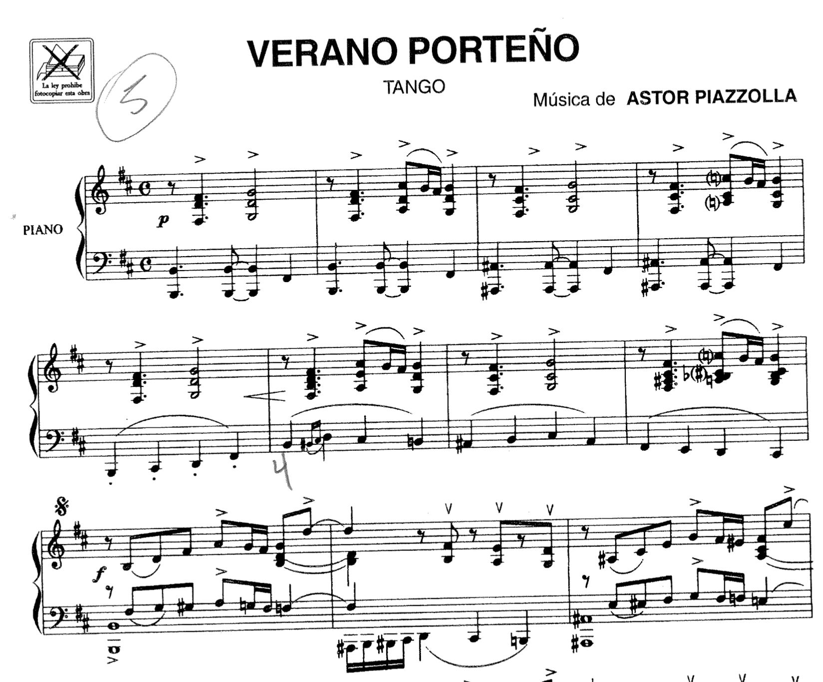 Excerpt of Verano Porteño